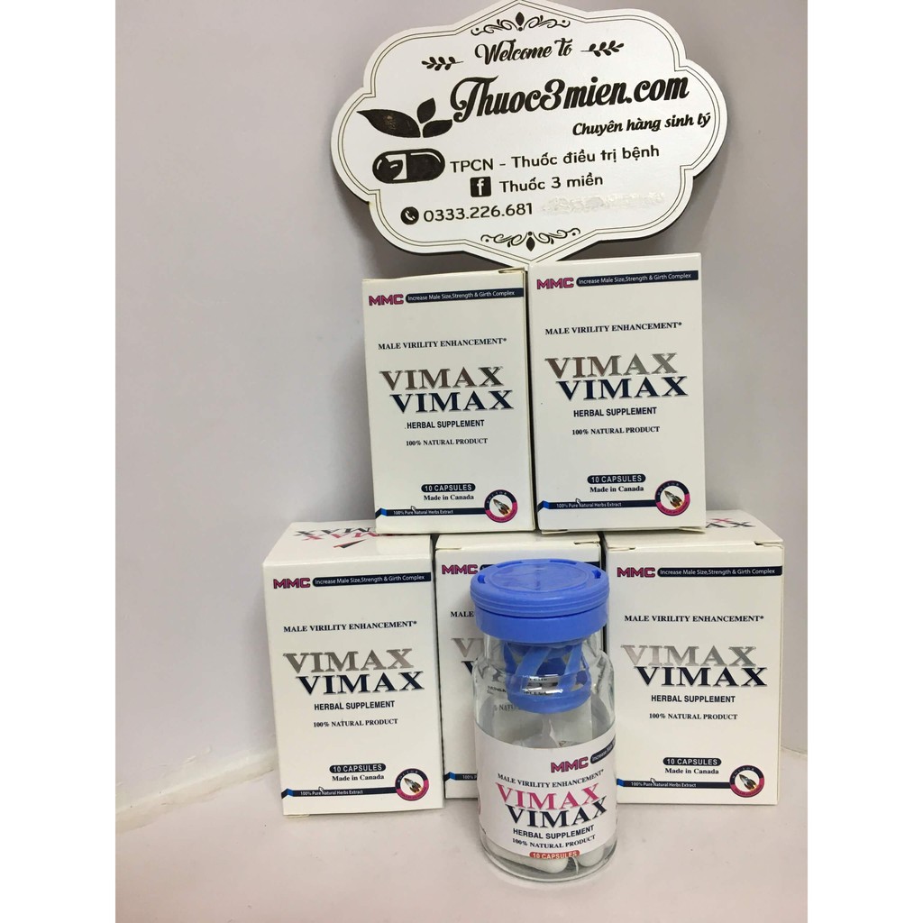 Vimax-Giúp phái mạnh tự tin hơn 10 vien