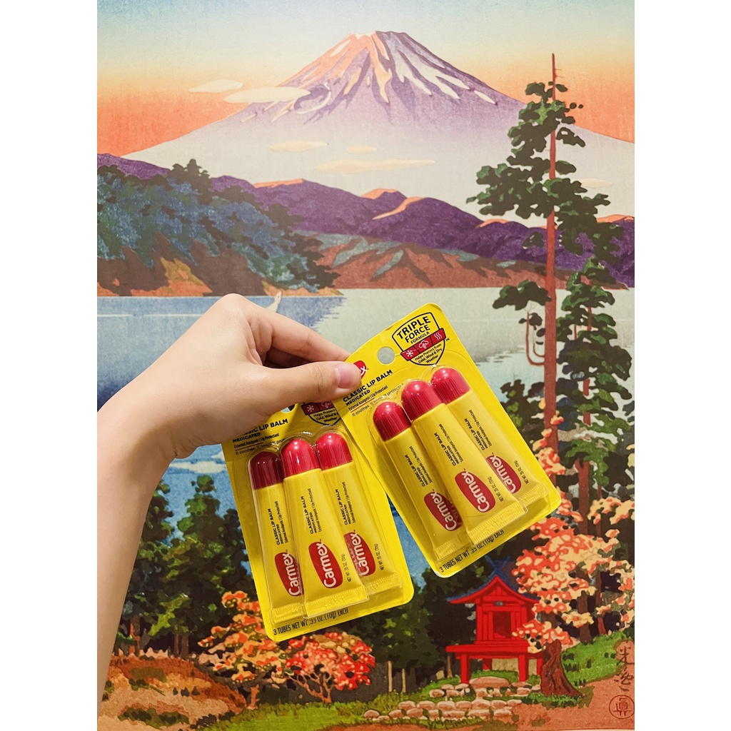 Son dưỡng môi Carmex hàng nội địa Mỹ các màu