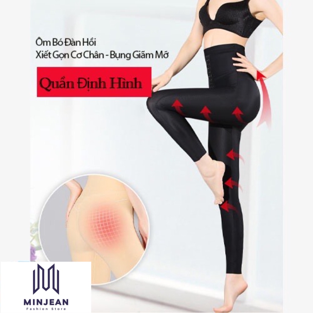 Quần Định Hình MINJEAN Q3 Giảm Mỡ Bụng Đùi Bắp Chân Sau Phẫu Thuật Hút Mỡ