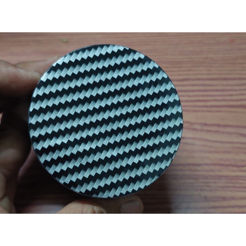 Nắp lắc tài xỉu bọc decal cacbon/nắp lẵc tài xỉu bọc decal tặng kèm chén