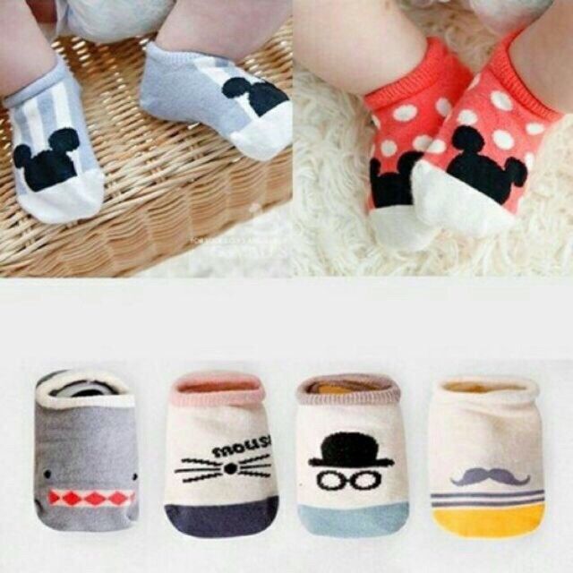 Tất Len Hình Thú Chống Trượt Cho Bé Sơ Sinh Đến 3 Tuổi