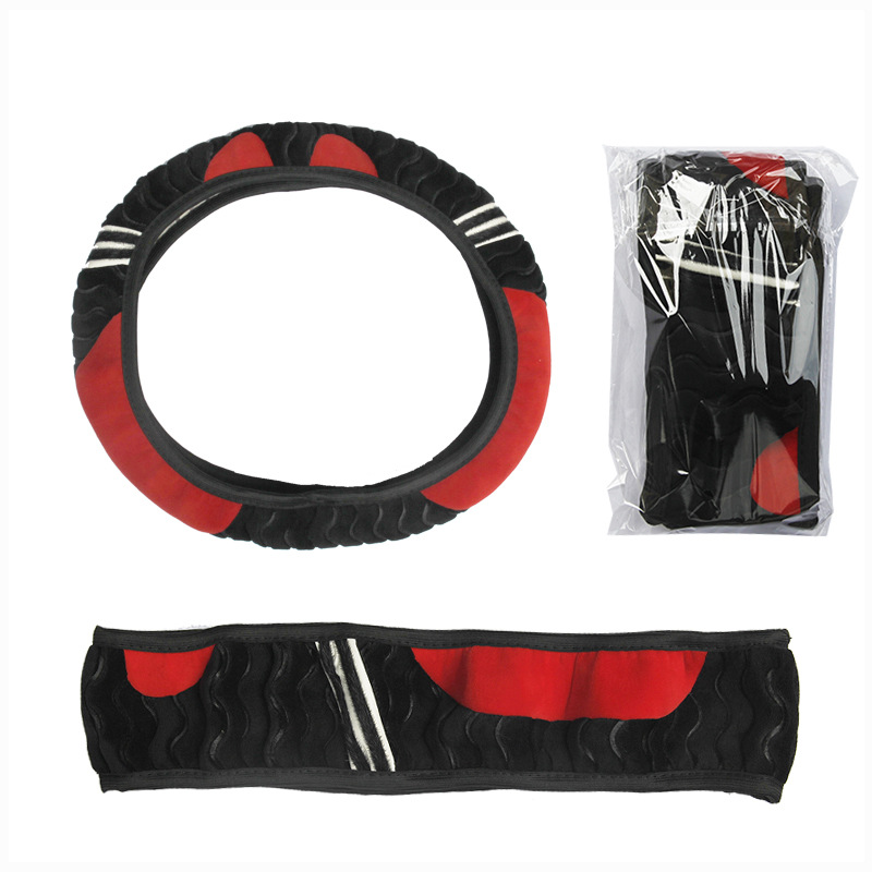 Vỏ Bọc Bảo Vệ Vô Lăng Xe Hơi 38CM Phủ Lông Mềm Mại Tiện Dụng Cho Nữ Sự Bảo Vệ