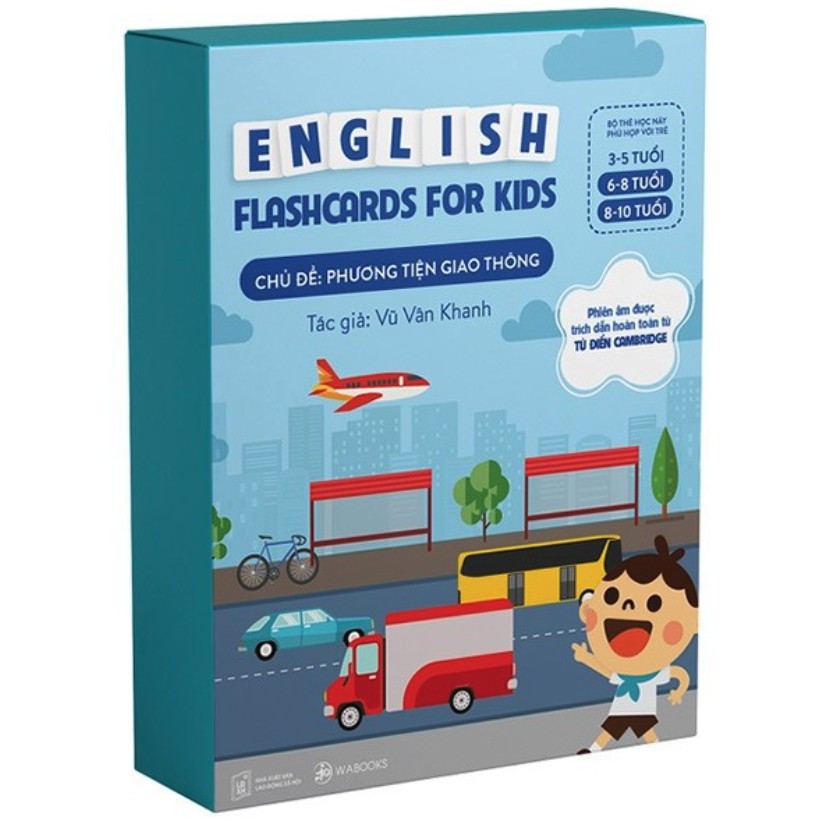 English flashcard for kids - Bộ thẻ học tiếng anh theo chủ đề cho bé