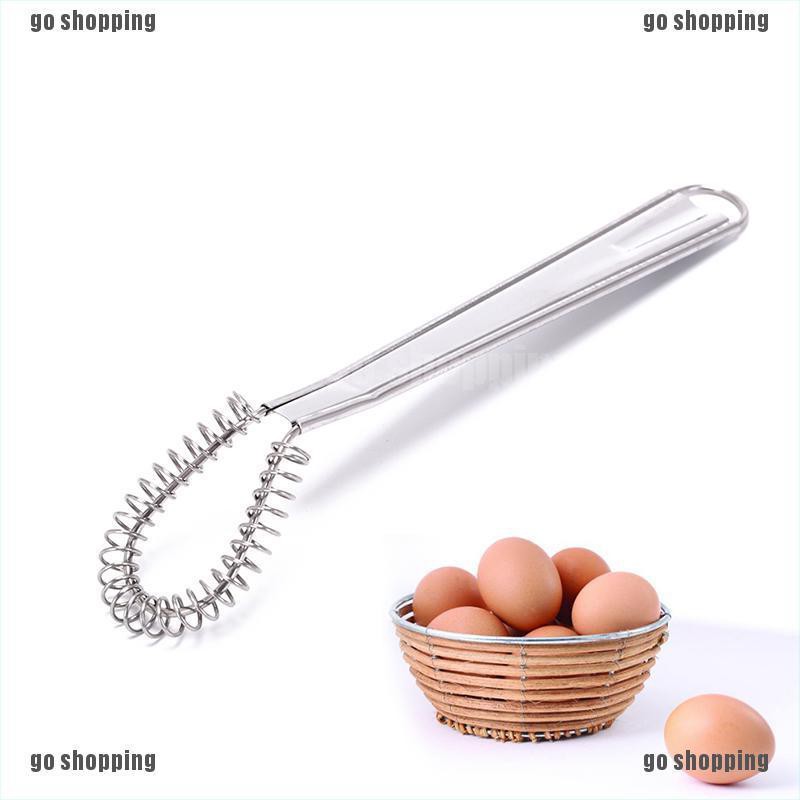 {go shopping}hand stainless steel whisk egg cream stirrer wire egg beater mixer kitchen