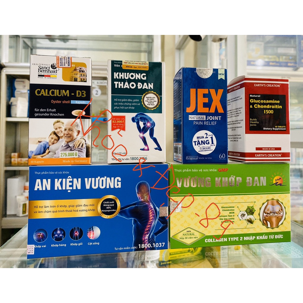 AN KIỆN VƯƠNG- GIẢM THOÁI HÓA KHỚP - HỔ TRỢ LÀM TRƠN Ổ KHỚP.