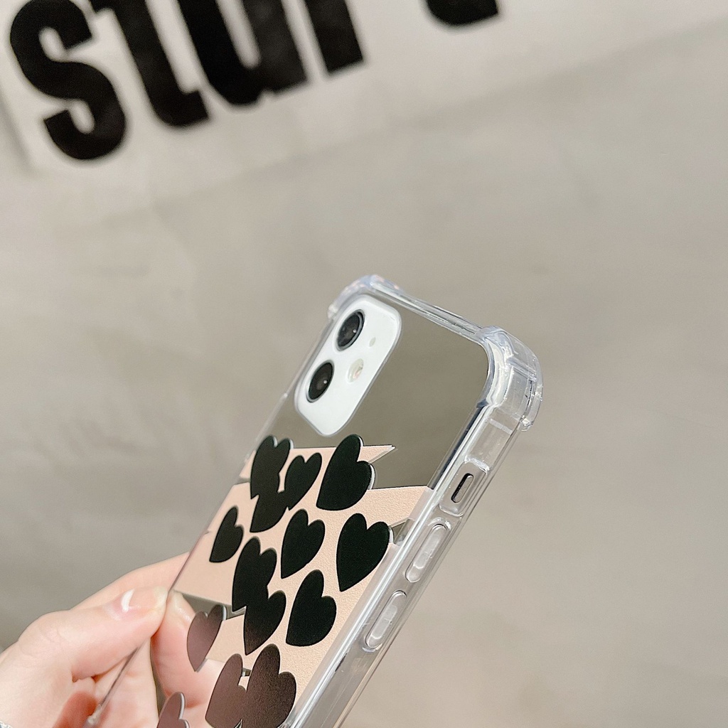 Ốp lưng iphone Ốp điện thoại silicone TPU tráng gương thời trang thích hợp cho iPhone 11 pro max X Xr Xs max 7 8 Plus 13 14pro pro max Dinuo case