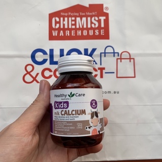 Canxi sữa Milk Calcium Healthy Care 60 viên Úc  đẩy lùi rụng tóc, biếng ăn, khóc đêm cho bé