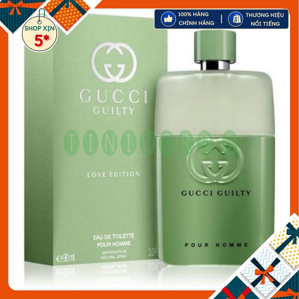 +🅣🅘🅝🅘🅦🅞🅡🅓+Nước hoa  Gucci Guilty Love Edition Pour Homme 10ml