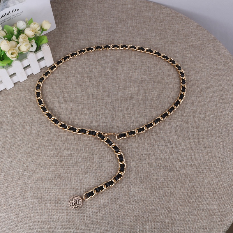 Thắt lưng kiểu dây xích kim loại thời trang phong cách Hàn Quốc 19590