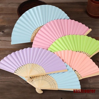 Quạt Xếp Cầm Tay Bằng Gỗ Tre Kiểu Trung Hoa Cổ Điển