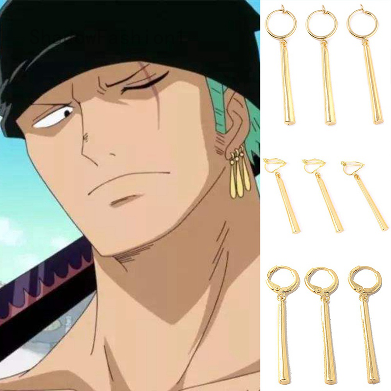 Bộ 3 Khuyên Tai Phong Cách Phim Anime One Piece Độc Đáo Cá Tính