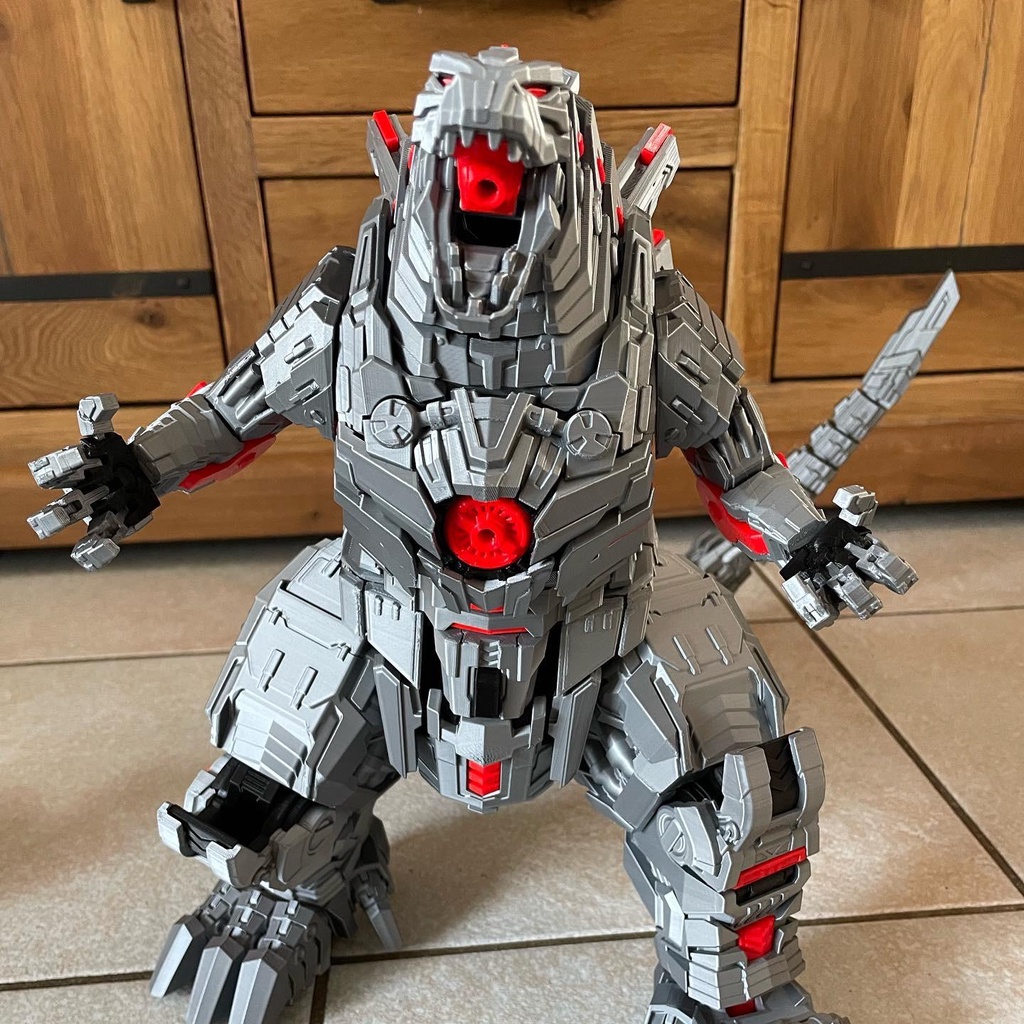Mô hình MECHA GODZILLA full khớp cử động - In công nghệ 3D - mô hình để bàn, trang trí bàn làm việc - đồ chơi công nghệ