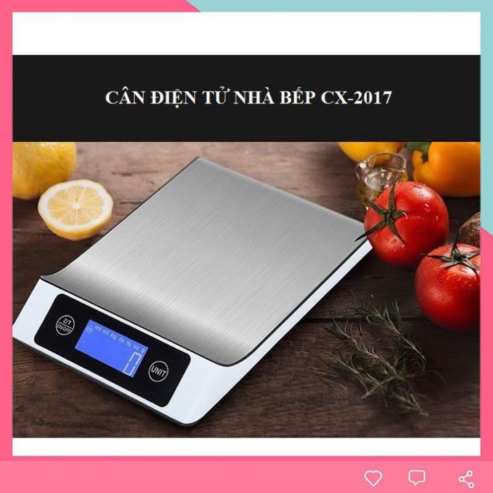 Cân điện tử mini 💗𝑭𝑹𝑬𝑬𝑺𝑯𝑰𝑷💗 Cân nhà bếp CX-2021 ( Tối đa 15kg )