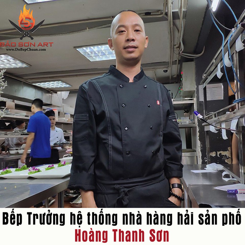 ÁO BẾP TRƯỞNG [Hàng cao cấp] - Bảo Sơn ART