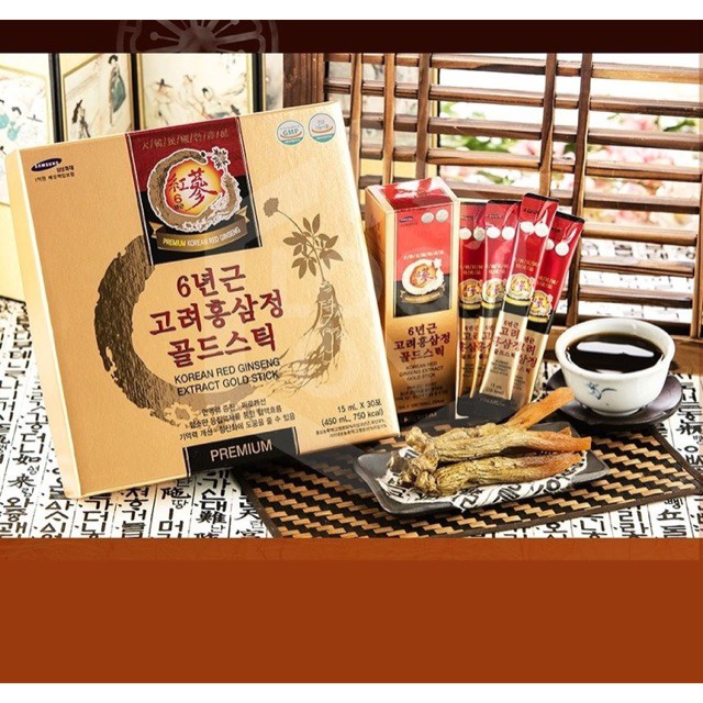 Nước sâm nguyên chất - Korean Red Ginseng extract gold stick