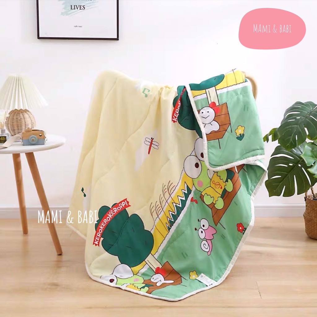 Chăn đũi cho bé 1m1x1m4 mềm mịn thoáng