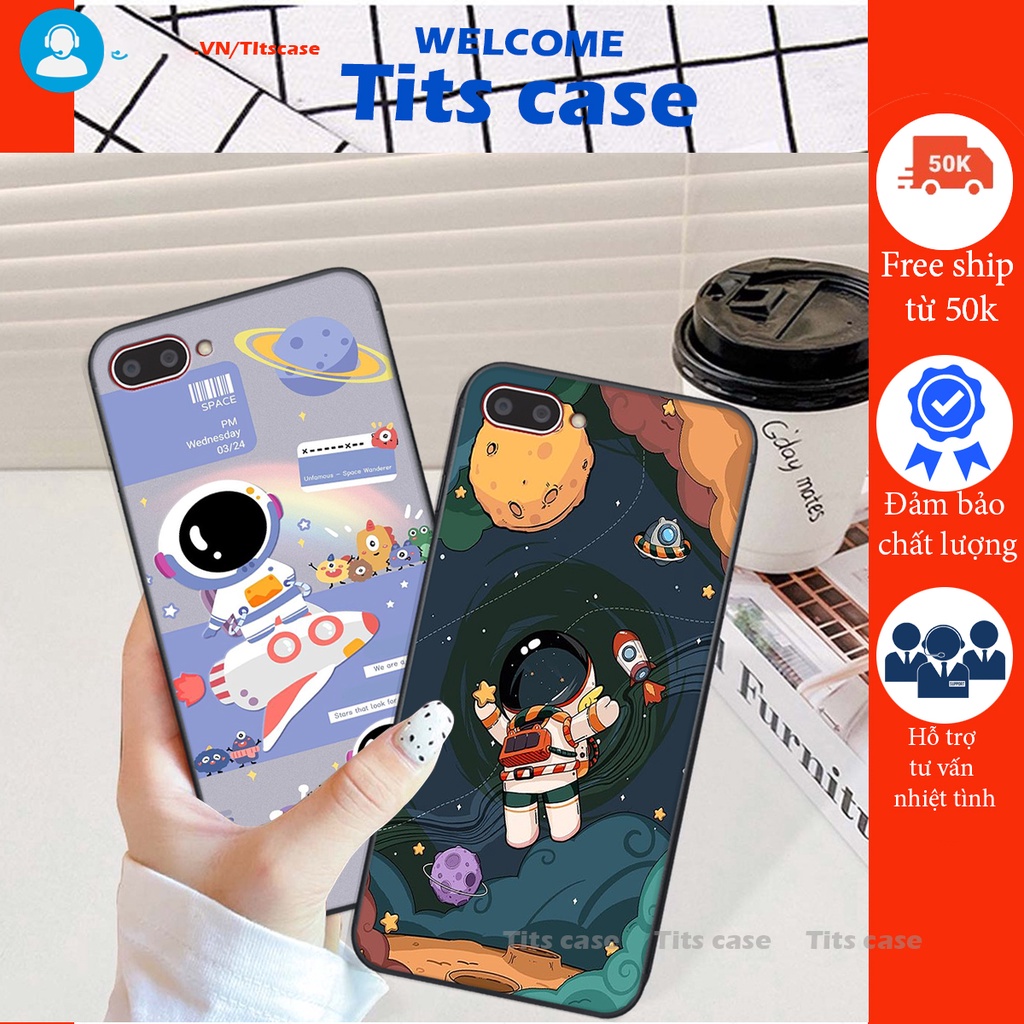 Ốp lưng Oppo A3S / A1K / A5 2018 /REALME C1/REALME C2 in hình bò sữa, gấu be@r, cute cực  ĐỈNH -  cực CHẤT-  cực COOL
