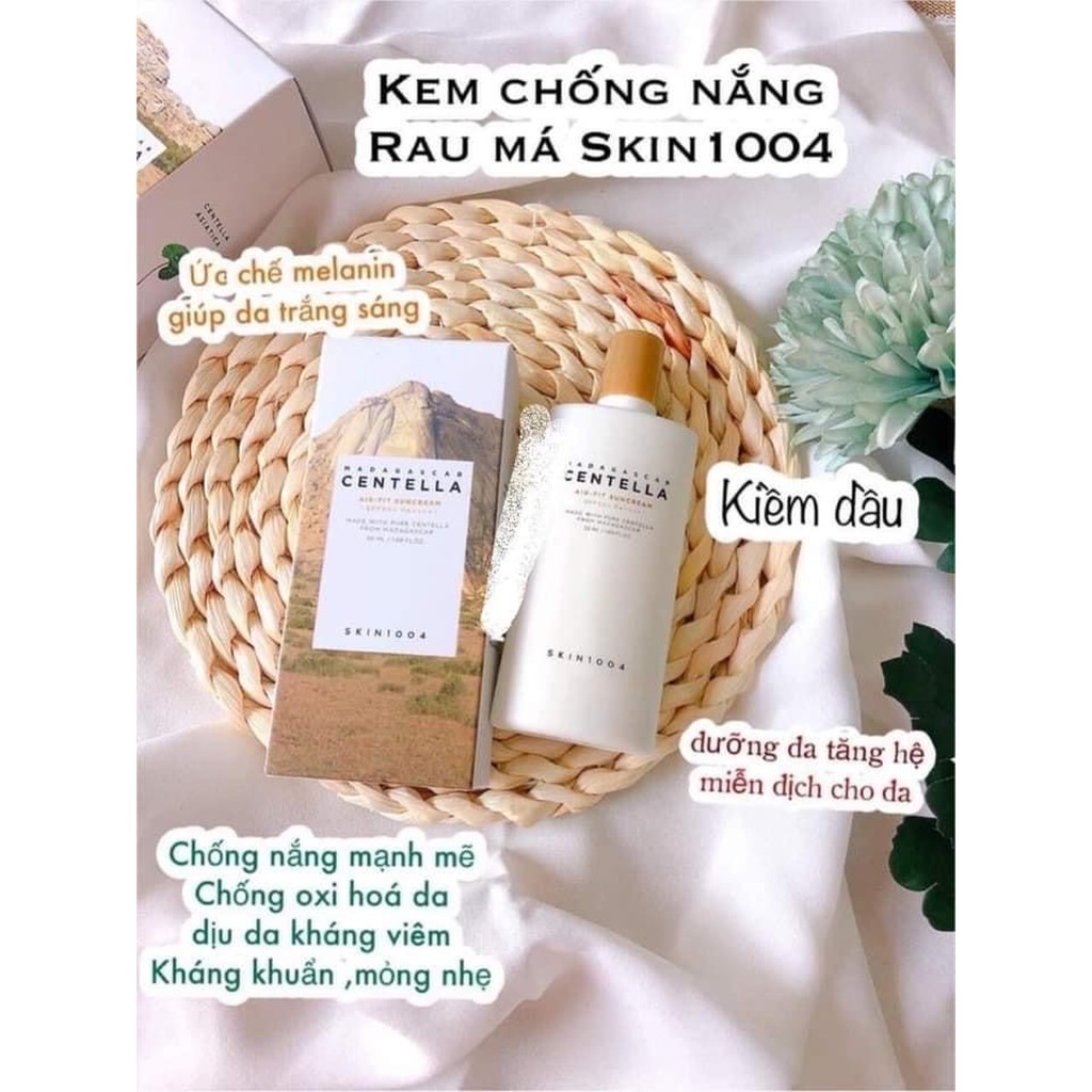 Kem Chống Nắng Skin1004 Madagascar Centella Air-fit Suncream 50ml cho da dầu