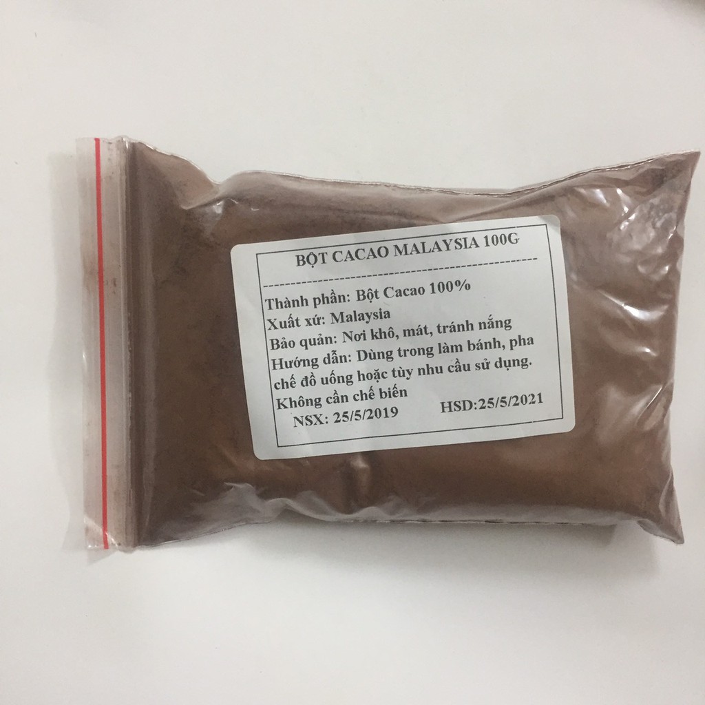 100g BỘT CACAO MALAYSIA