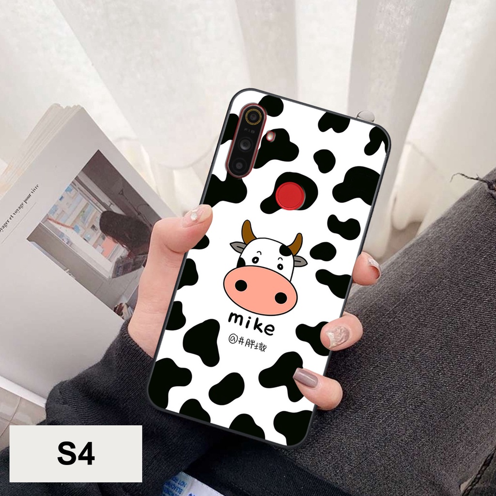 Ốp Lưng Realme C3 - Realme C3i - Realme 6 - Realme 6 Pro In hình Bò sữa cute đáng yêu