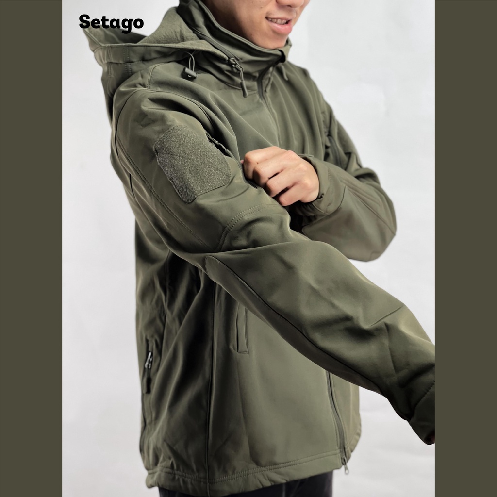 Áo khoác dã ngoại 𝗧𝗔𝗖𝗧𝗜𝗖𝗔𝗟 𝗠𝗜𝗟𝗜𝗧𝗔𝗥𝗬 𝗝𝗔𝗖𝗞𝗘𝗧 - Áo khoác đa năng chống chọi với mưa, gió, lạnh