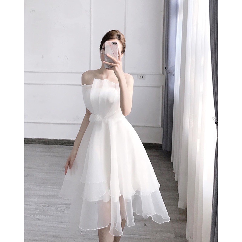 [VIDEO+ẢNH THẬT] V29 VÁY THIẾT KẾ DỰ TIỆC, DẠ HỘI KỶ YẾU PROM, ĐẦM TRẮNG CÔNG CHÚA CUP NGỰC | BigBuy360 - bigbuy360.vn