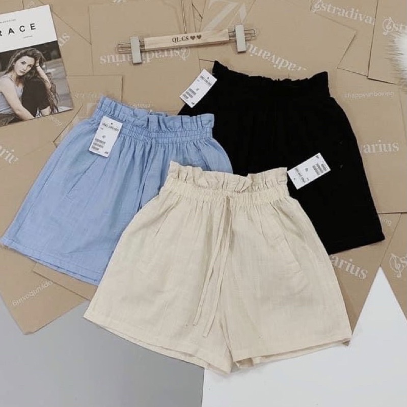 Quần Bé Gái Cạp Bèo Siêu Mát❤️ Quần đùi cho bé chất đũi tơ mềm mát