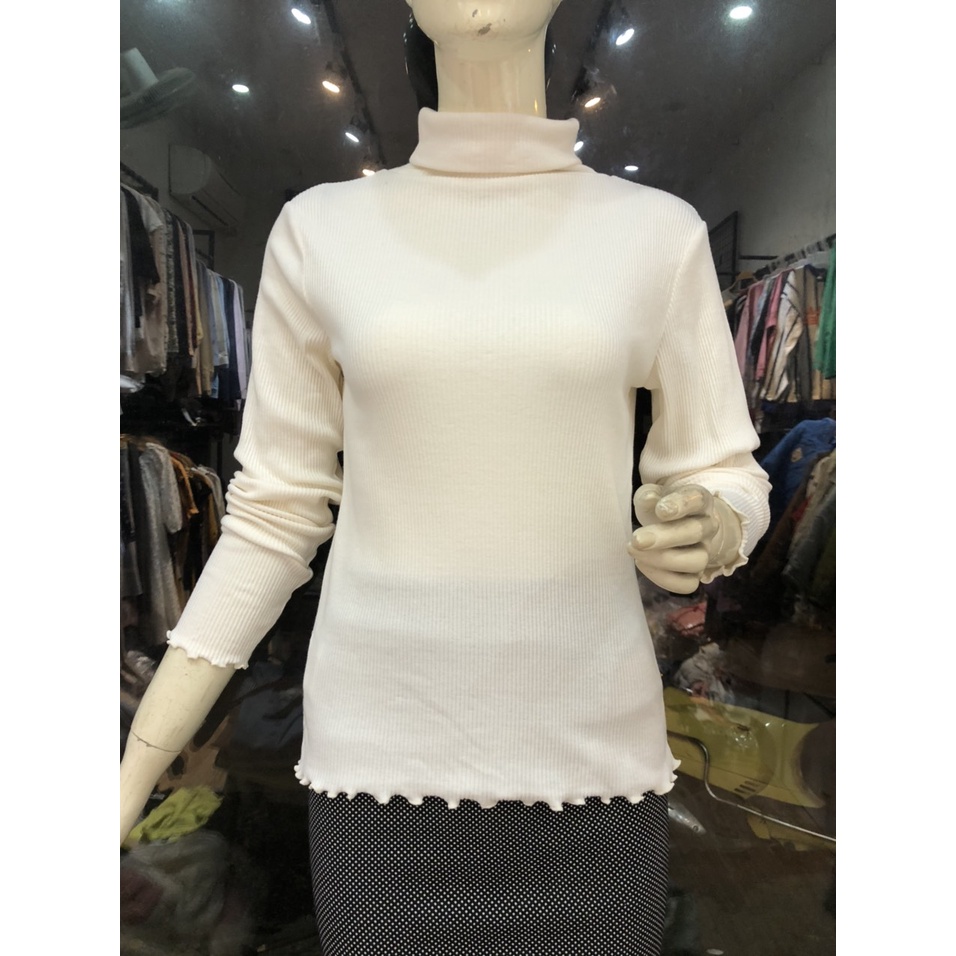 Áo thun len tăm cổ lọ xuất Nhật. HA1423