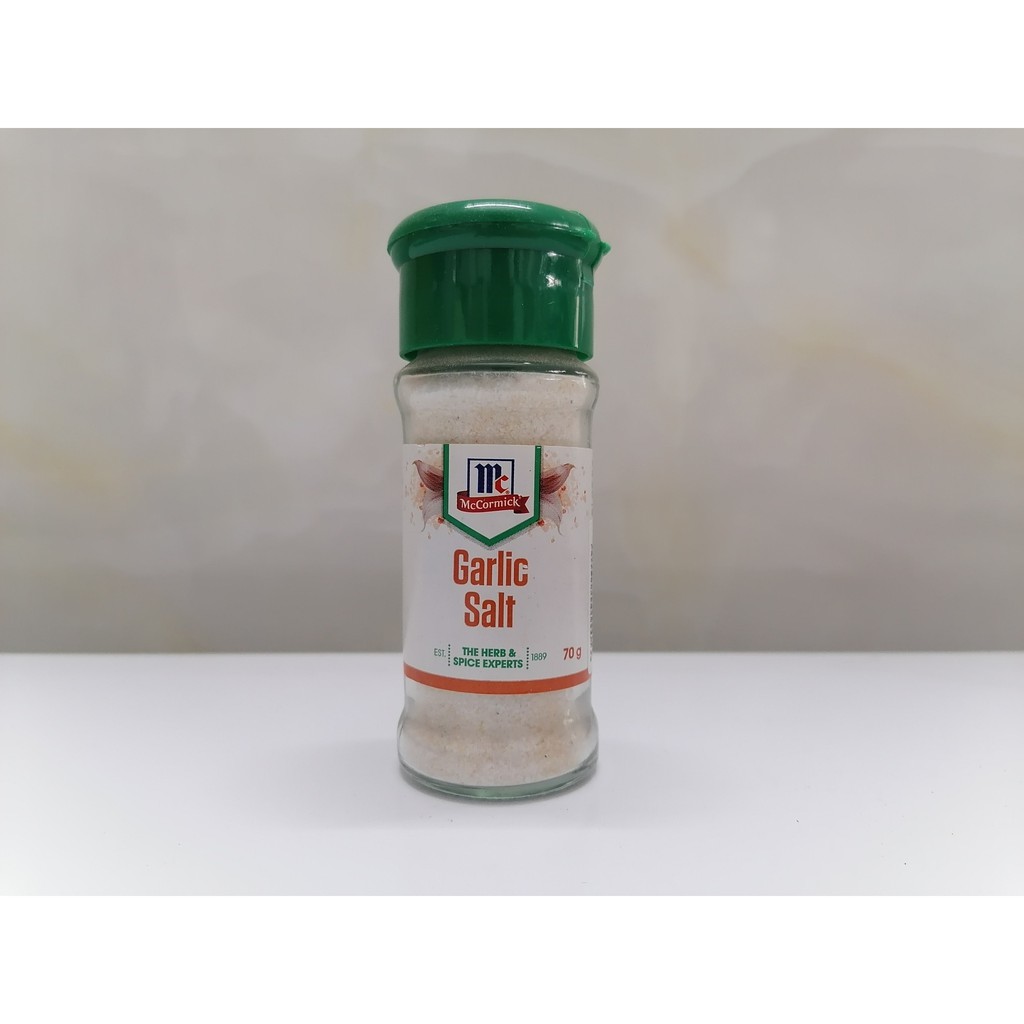 [Lọ nhỏ 70g - GARLIC SALT] GIA VỊ TẨM ƯỚP MUỐI TỎI [Australia] MCCORMICK (anm-hk)