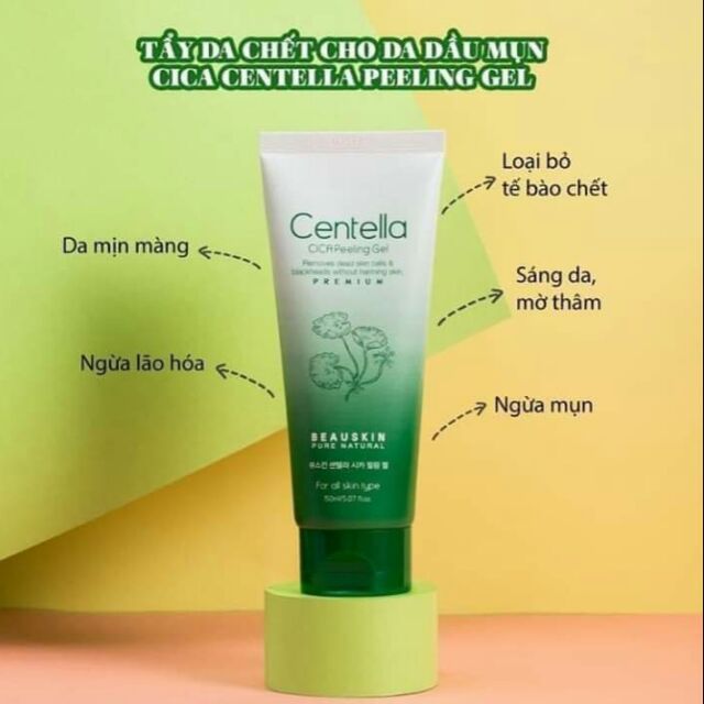 Tẩy da chết Cica centella peeling gel