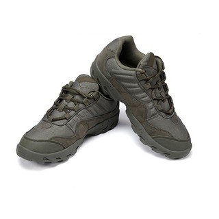 Giày boots lính buộc dây cổ thấp