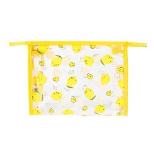 Túi Nhựa PVC Trong Suốt ARTBOX Hàn Quốc Hoạ Tiết Quả Chanh Dùng Đựng Đồ Dùng Tiện Lợi