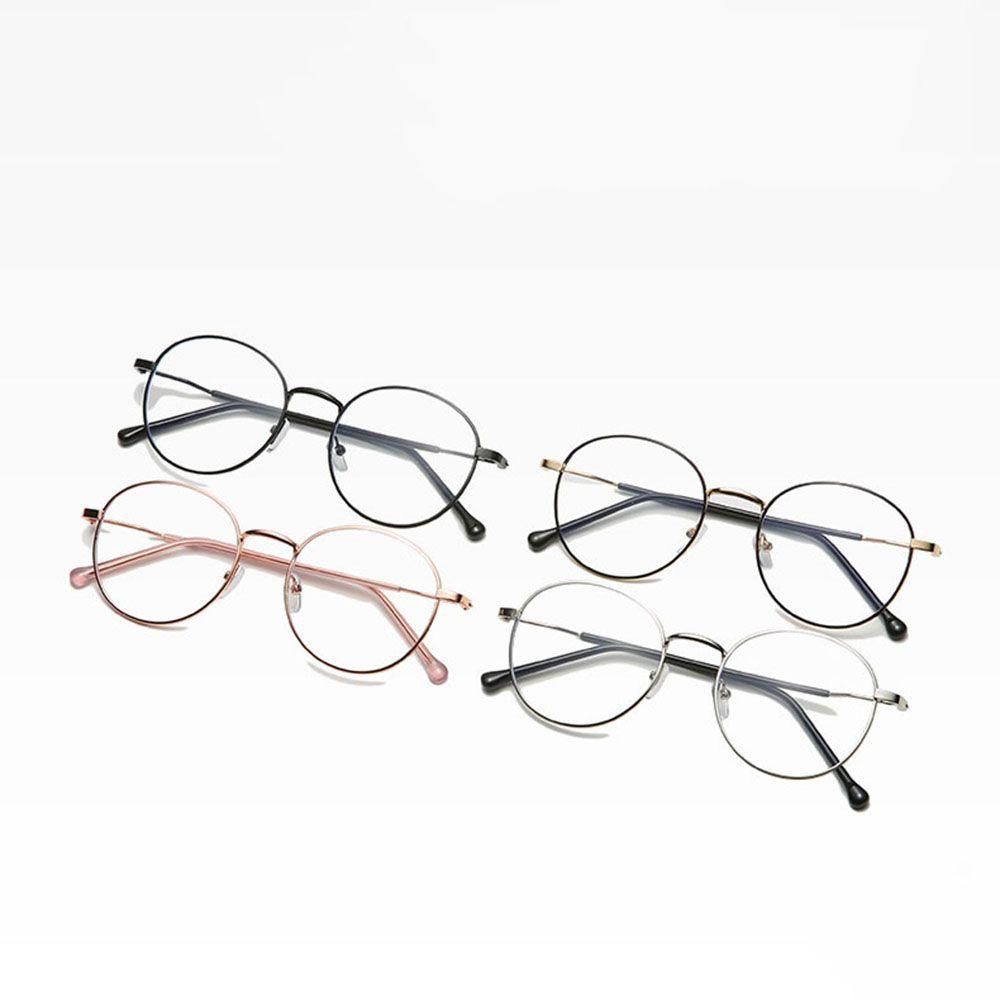 Mắt Kính Gọng Tròn Trong Suốt Chống Ánh Sáng Xanh Thời Trang Cho Nữ