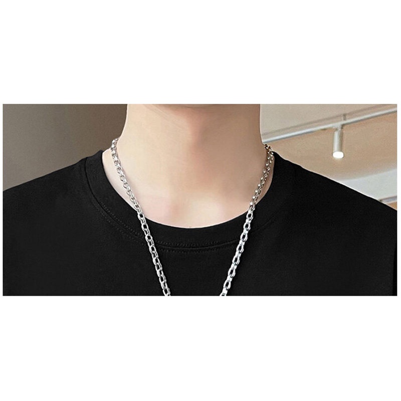 Áo Thun Ngắn Tay Cổ Tròn Dáng Rộng In Chữ Đơn Giản Cá Tính Cho Nam