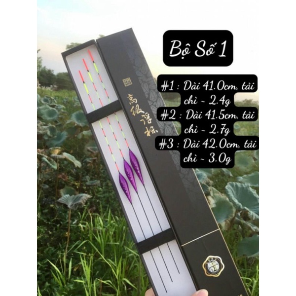 BỘ BA QUẢ PHAO CÂU ĐÀI NANO CAO CẤP