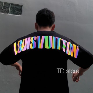 Áo thun phản quang tay lỡ LOUIS VUITTON cực chất ATPQS