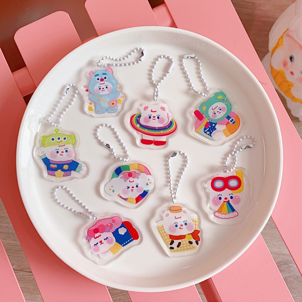 Móc khóa - keychains hoạt hình xinh xắn ulzzang