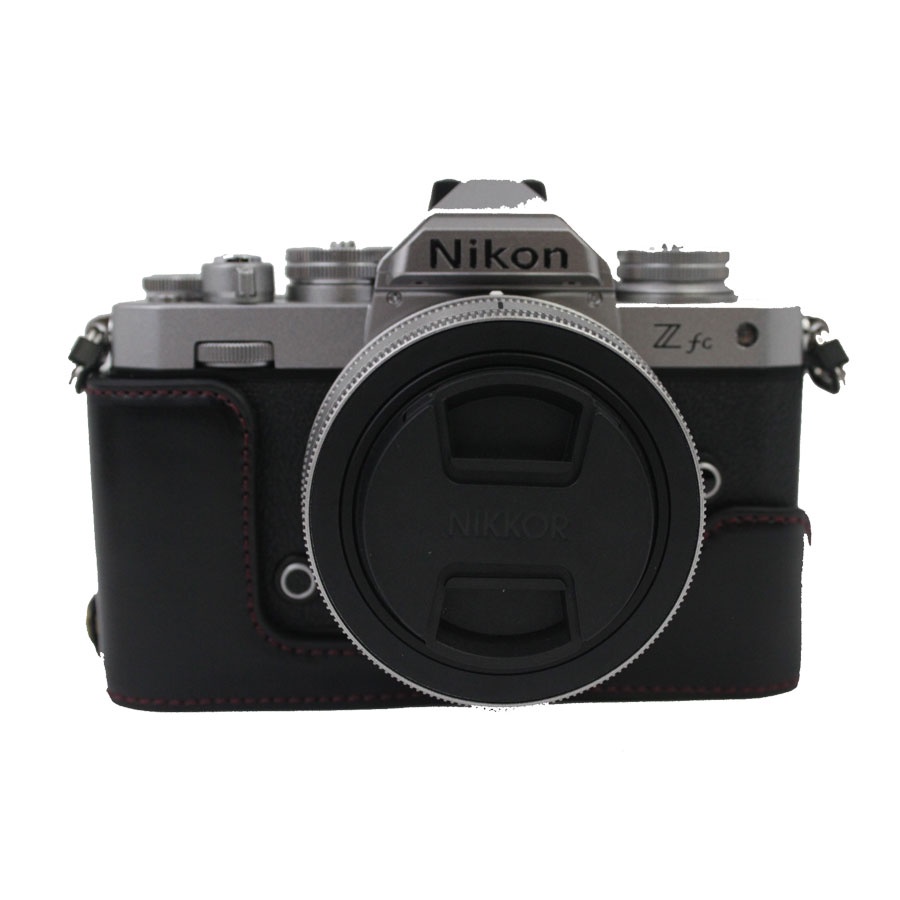 Bao Da Máy Ảnh PU Phong Cách Retro Cho Nikon Z fc ZFC Z-fc