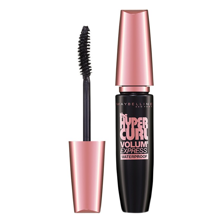 Bút kẻ mắt nước siêu sắc mảnh không lem, trôi + Mascara Dài Mi và Cong Mi Hyper Curl Maybelline New York - Mỹ Chính Hãng