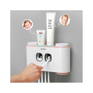 Nhả Kem Đánh Răng ECOCO 2 Ngăn,4 Cốc,Thế Hệ Mới Cao Cấp Siêu HOT