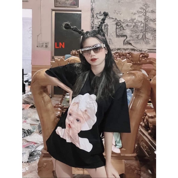 Áo phông 5D em bé và chữ LN11