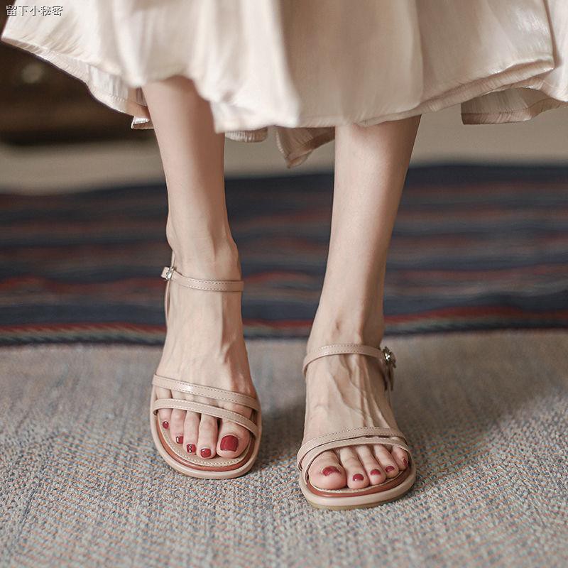 Giày Sandals Đế Thô Thanh Lịch Hợp Thời Trang Cho Nữ 2021