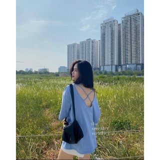Áo phông đan dây chéo lưng (hàng quảng châu)
