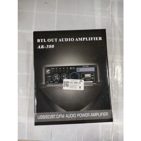 Bộ Khuếch Đại Âm Thanh AK380 800W 2 Kênh HiFi Hỗ Trợ Đài FM Stereo