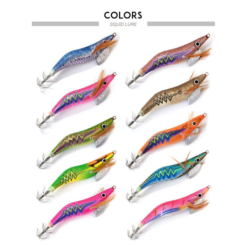 MUVAKO Mồi Câu Cá Hình Tôm Dạ Quang 2g 2.5g 3.0g 3.5g