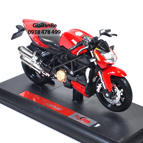 XE MÔ HÌNH 1:18 MOTO DUCATI STREET FIGHTER S - MAISTO - 8794