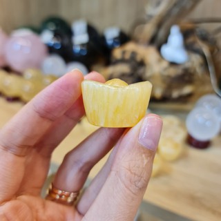 [ Thỏi Vàng Phong Thủy ] - Size Mini - Dùng để trang trí bàn hoặc chặn giấy - Giúp kích tài lộc