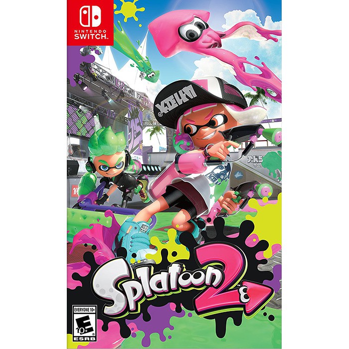 [Mã 159ELSALE hoàn 7% đơn 300K] Băng Game Nintendo Switch Splatoon 2 - Nguyên Seal (Hệ US)