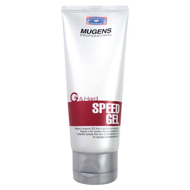 Gel vuốt tóc Mugens Speed dộ cứng 5- độ bóng 4 Hàn Quốc 100ml