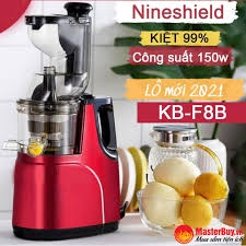 Máy ép chậm hoa quả bảo hành chính hãng 12 tháng Nineshield KBF8B0